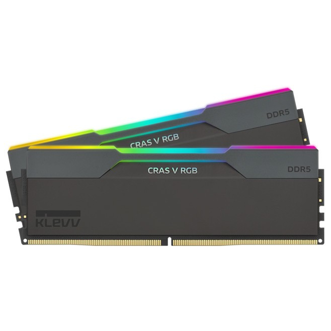 KLEVV CRAS V RGB DDR5 GAMING OC 64GB (32GBx2) 6400MHz BLACK