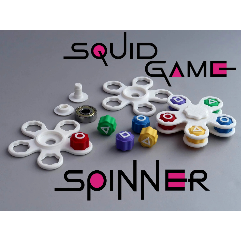 หมากเก็บ squid game / ของเล่น squid game / หมากเก็บโกโกวา / หมากเก็บ สคิวเกม / Fidget Spinner Squid 