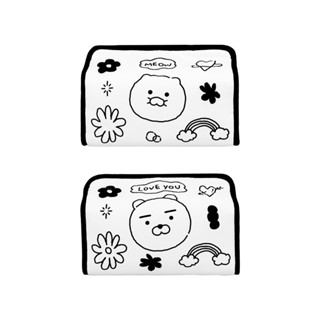 Kakao KF Doodle Doodle Fabric Tissue Case Ryan & Choonsik ปล…