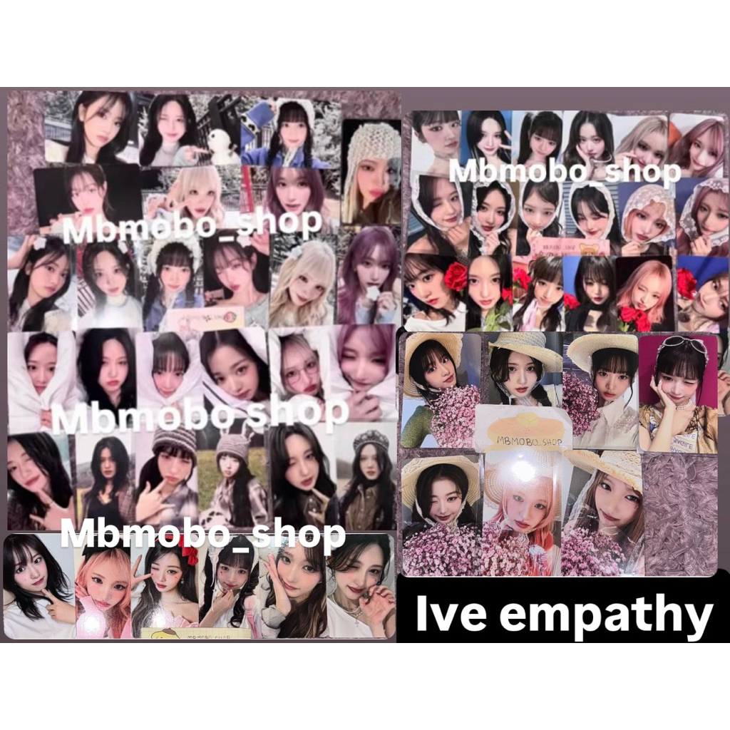 ☃️พร้อมส่ง☃️การ์ด ive empathy การ์ดบั้ม ,pob ,bene