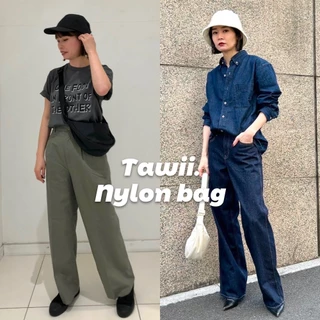 Tawii. กระเป๋าสะพายข้าง Unisex Crossbody ไนลอน กระเป๋าไนล่อน กันน้ำ เบา แฟชั่นหลากหลาย กระเป๋ายอดนิยม