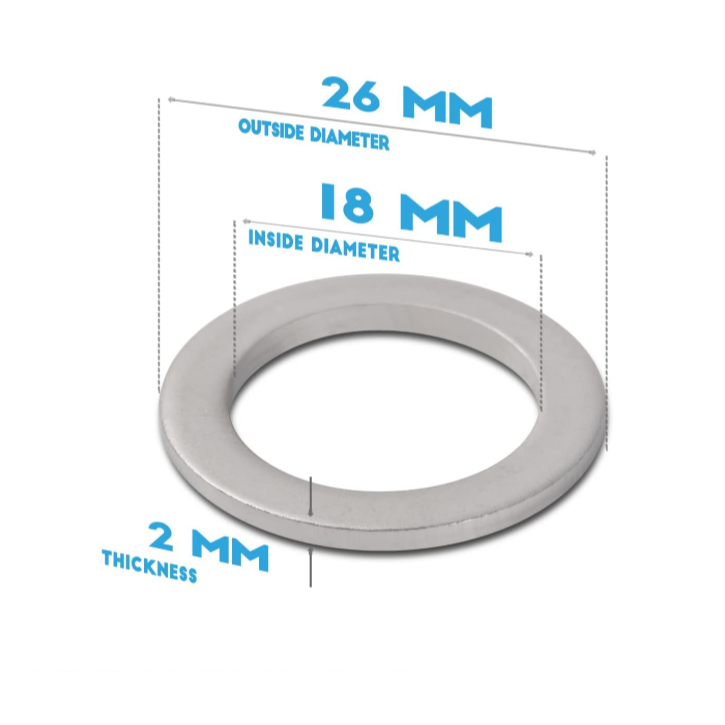 ปะเก็น แหวนรองน็อต ถ่ายน้ำมันเกียร์ Oil Drain Plug Gaskets HONDA รหัส 90471-PX4-000