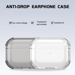 กล่องครอบ AirPods ใสแจ๋ว แบบกันกระแทก AirBag - กันเหลืองถาวร ชาร์จไร้สายได้ ใช้กับ AirPods 1/2/3/4/Pro/Pro2