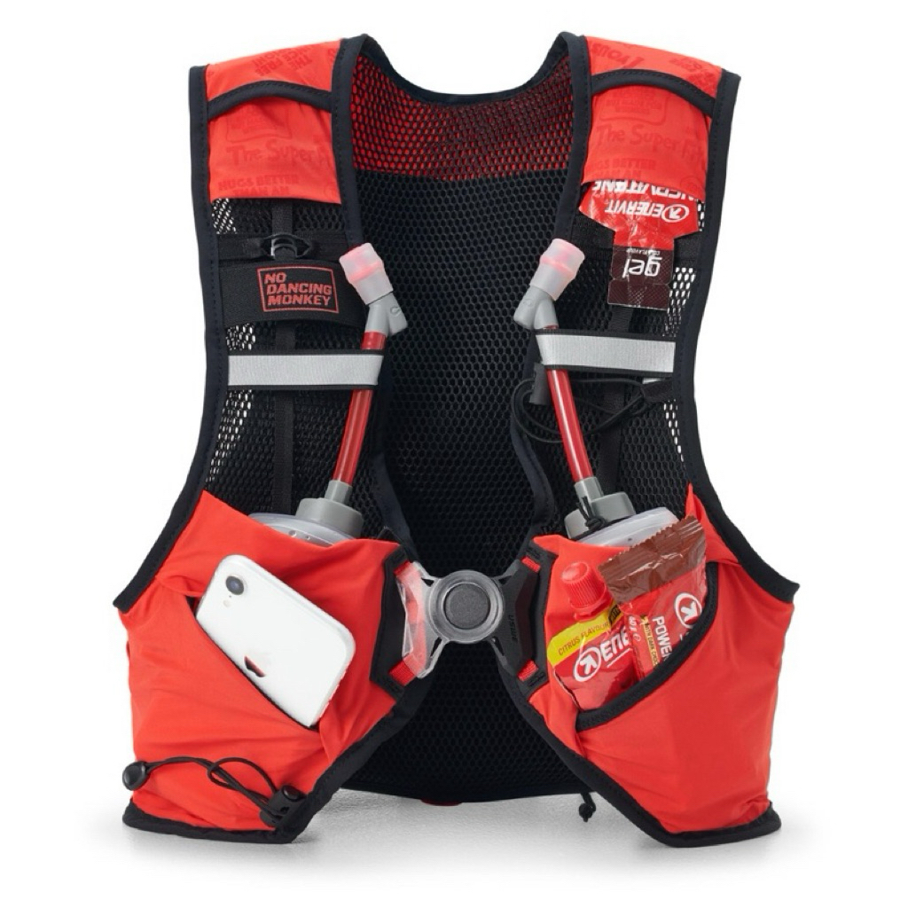 🇸🇪USWE - PACE 8L Trail Running Vest กระเป๋าเป้น้ำสำหรับวิ่งเทรล ( Red ) ( พร้อมขวดนิ่ม 2 ขวด )