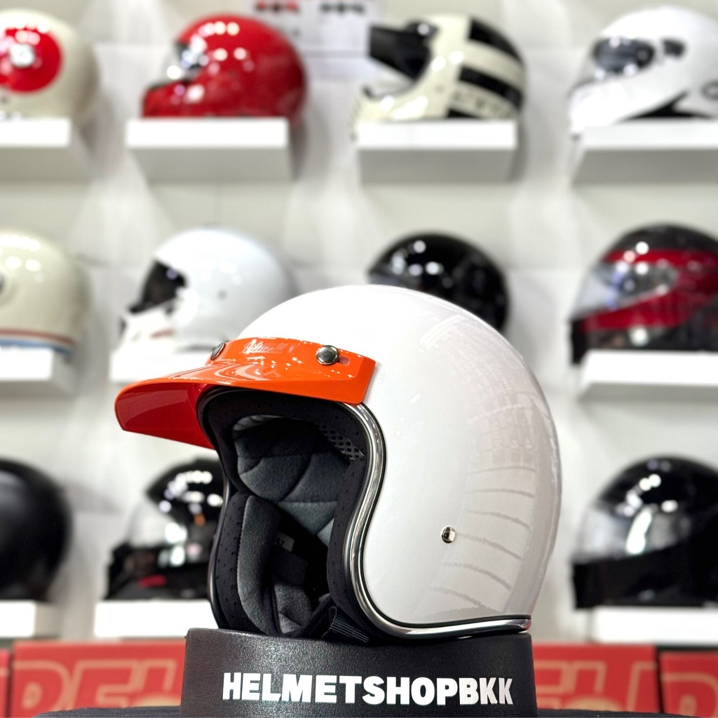 (ราคาเฉพาะแก๊ปหน้า) BILTWELL MOTO VISOR ORANGE