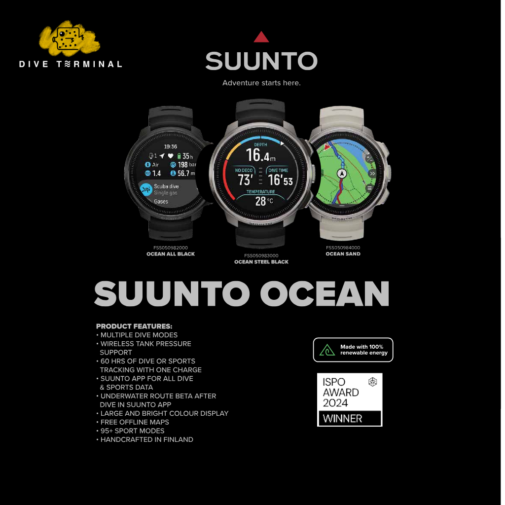 Suunto - Ocean Dive Computer ไดฟ์คอมพิวเตอร์ที่ครบเครื่อง