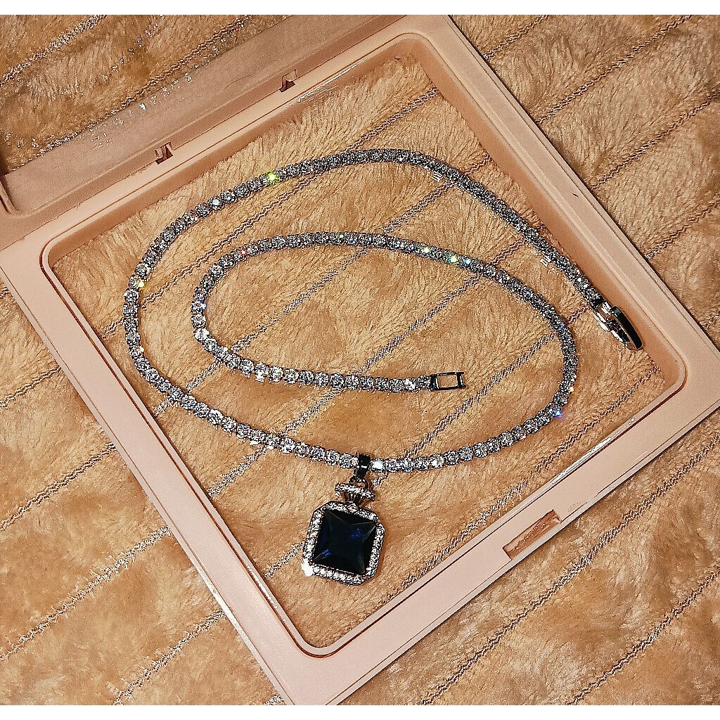 สร้อยคอพร้อมจี้เพชรCz AAA+