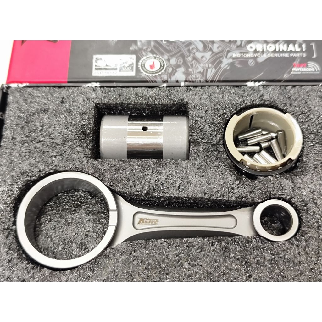 ก้านซิ่ง ก้านฟอส KDR  lead125 Giono pcx สลักล่าง 30 mm สลักบน 14 mm พร้อมชุดลูกปืนสลักล่างรังนก