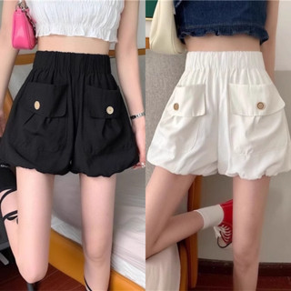 กางเกงขาสั้นแฟชั่นสำหรับผู้หญิง กางเกงขาสั้นเชือกผูก เอวสูง …