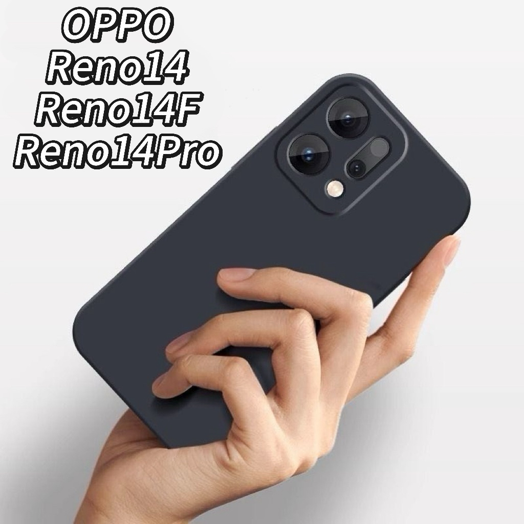 เคสโทรศัพท์ สีดำ TPU ใช้สำหรับ OPPO Reno14 Reno14F Reno14Pro TPUดำ 14F 14Pro เคสนิ่ม เคสมือถือ