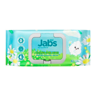 JABS Cleanie Care Wipes ทิชชู่เปียกทำความสะอาด แจ๊บส์ คลีนนี…