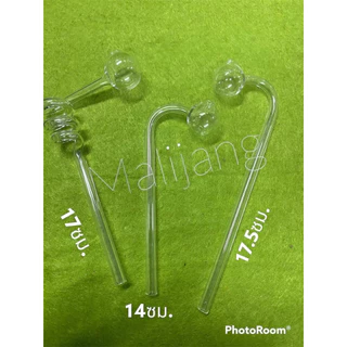 ตุ้มยาว17ซม 27บาท พร้อมส่ง หลอดแก้ว☺️