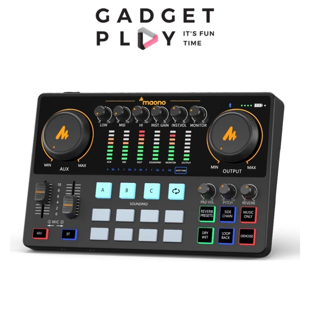 [กรุงเทพฯส่งด่วน] Maono CASTER E2 / AME2 GEN2 การ์ดเสียงAudio Interface Mixer