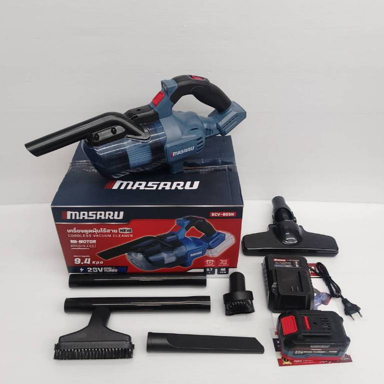 MASARU เครื่องดูดฝุ่นไร้สาย รุ่น SCV-805-B1 ชุดแบต4A Power Turbo รับประกัน 7 เดือน ของแท้100% - รูปที่ 7