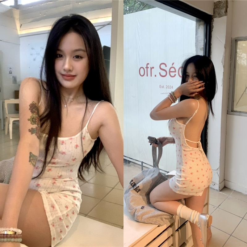 จั๊มสูทผู้หญิง สไตล์เกาหลี แขนกุด เซ็กซี่ แฟชั่นใหม่ QQ108