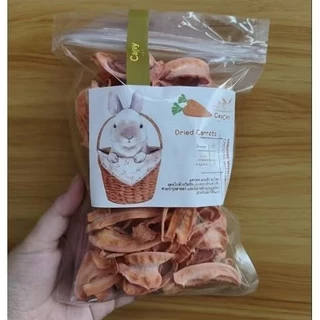 caycay dried carrot แครอทอบเเห้งสำหรับกระต่าย ชินชิล่า เเกสบี้ว