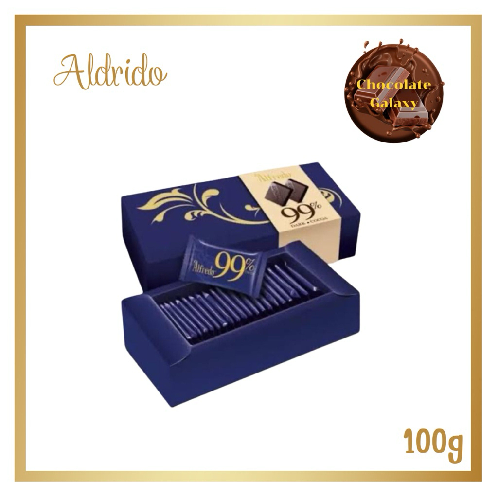 Alfredo ช็อคโกแลตพรีเมี่ยม 99% Cocoa ขนาด 100g