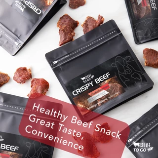 เนื้อวัวอบกรอบCrispy Beef สายHealthy เนื้อสันในอบกรอบ พร้อมเคี้ยวได้ทุกที่ทุกเวลา เนื้อวัวกรอบ