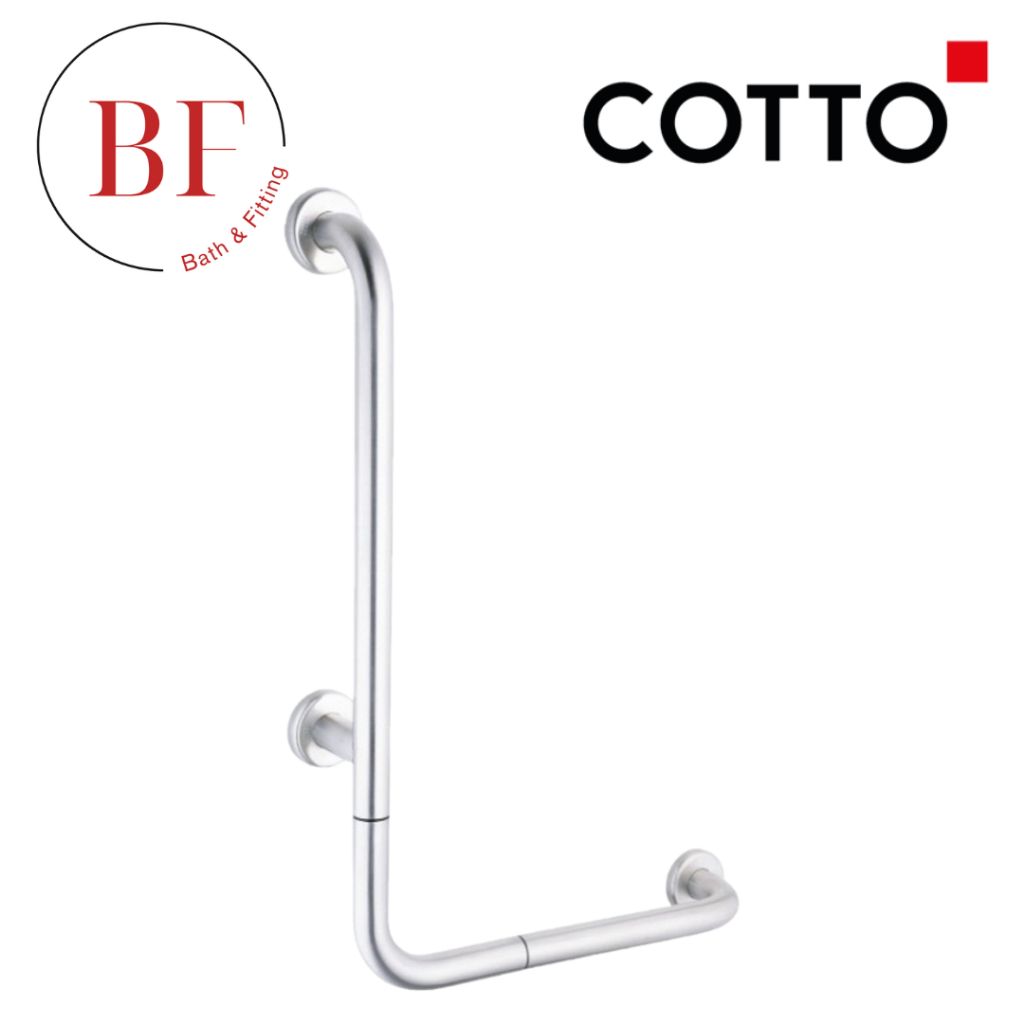 CT751(R/L)(HM) ราวทรงตัวรูปตัวแอลขนาด 60x40 ซม.