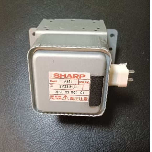 แม็กนีตรอนไมโครเวฟยี่ห้อSharpรุ่น2M231H(L)สินค้าถอดแท้ใช้งานได้100%