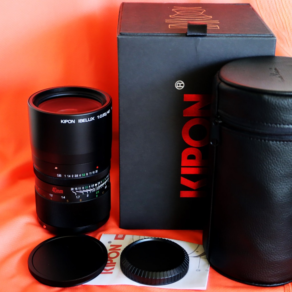 Sony E Mount 40mm f0.85 KIPON IBELUX Mark III. Fastest lens in the world for APS-C. New in Box