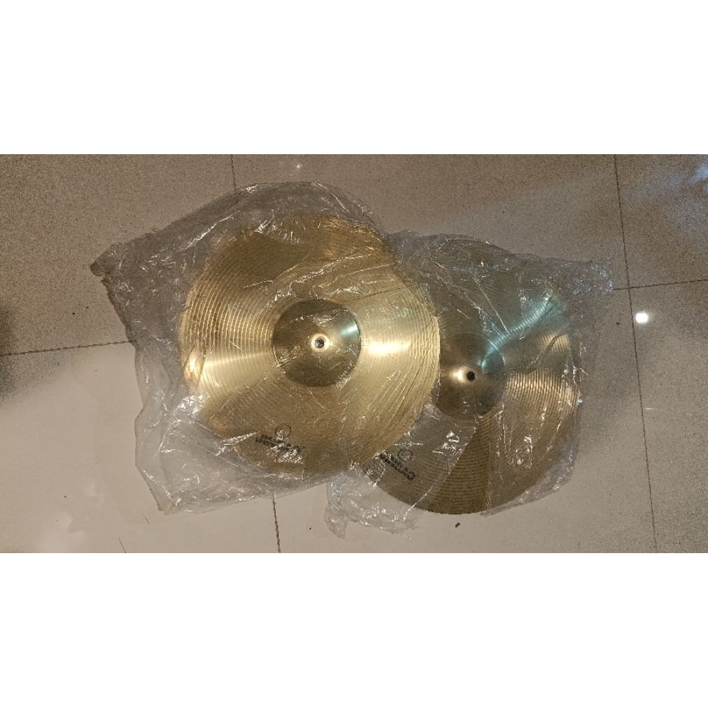 (โปรจำกัดจำนวนชุดเดียว) Jinbao Basic Cymbals Hihat 14 & Crash 16