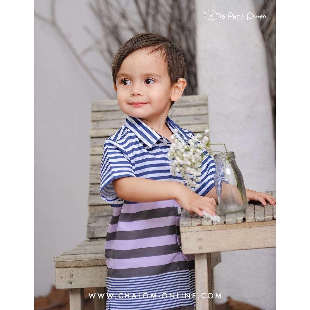 CHA-LOM : JS PU 091 IT เสื้อเชิ๊ตลูกชาย