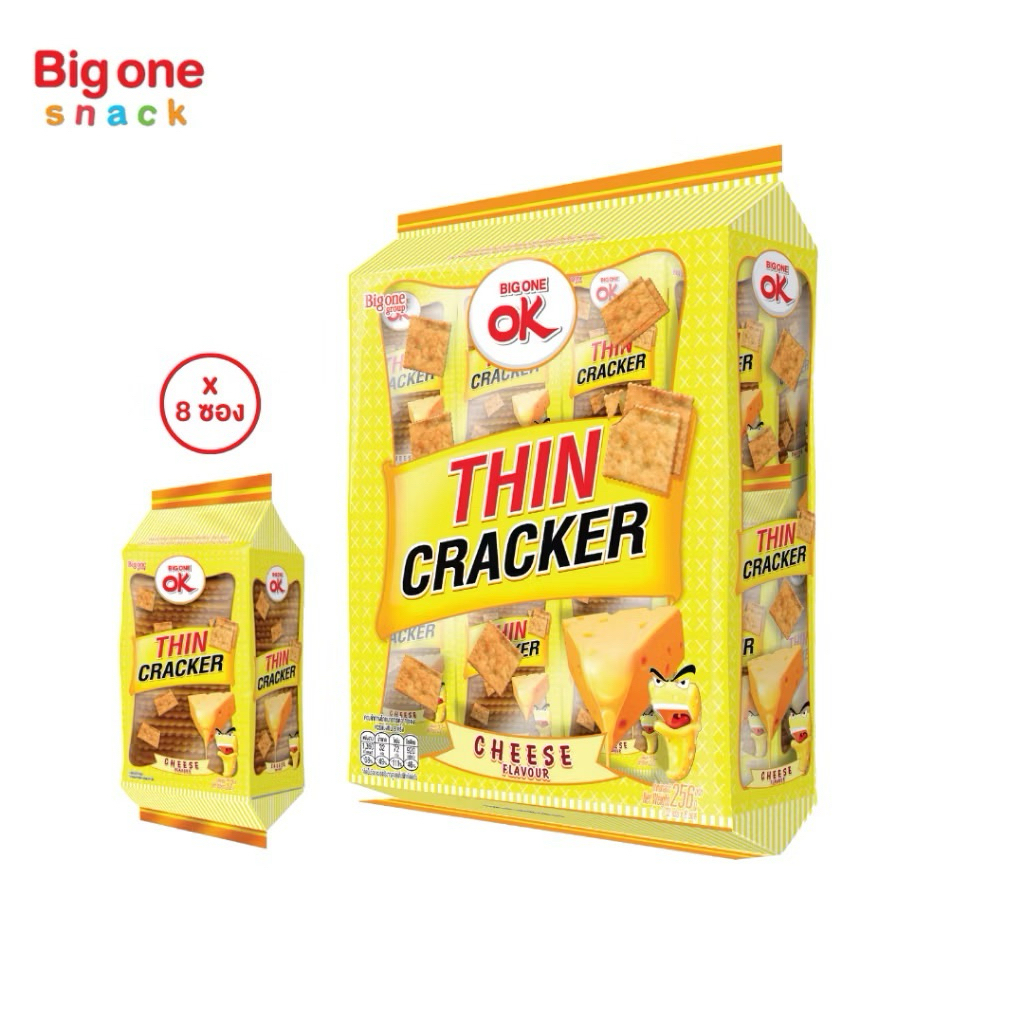 โอเค ทิน แครกเกอร์ 256ก. OK Thin Cracker 256g.
