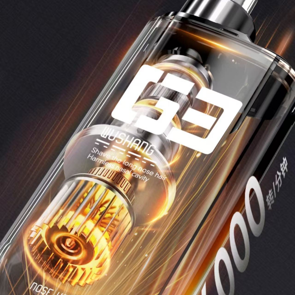 เครื่องตัดขนจมูกไฟฟ้า,แบบพกพา ยูเอสบี ชาร์จไร้สายมีดโ กน,ของขวัญโพรงจมูกทําความสะอาด - รูปที่ 7