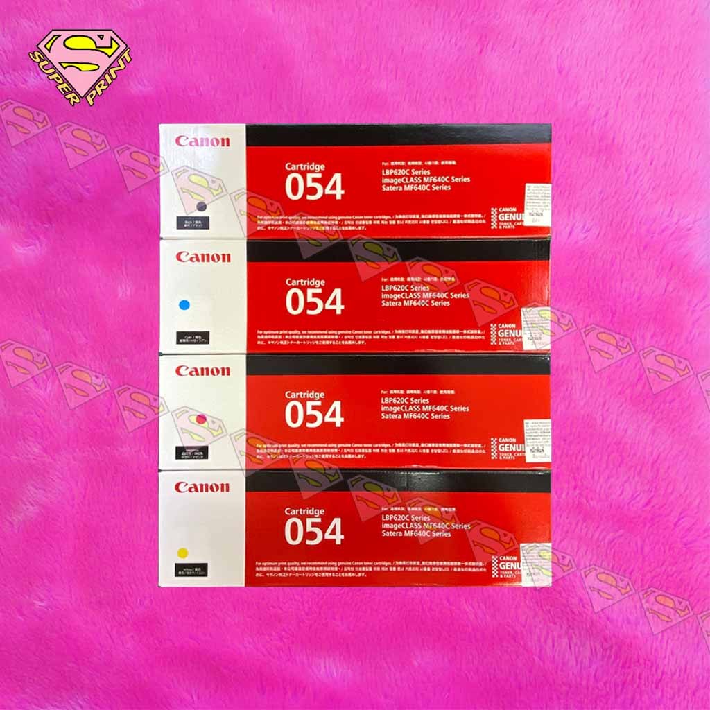 CANON TONER CARTRIDGE 054 BK C M Y ตลับหมึกเลเซอร์แท้