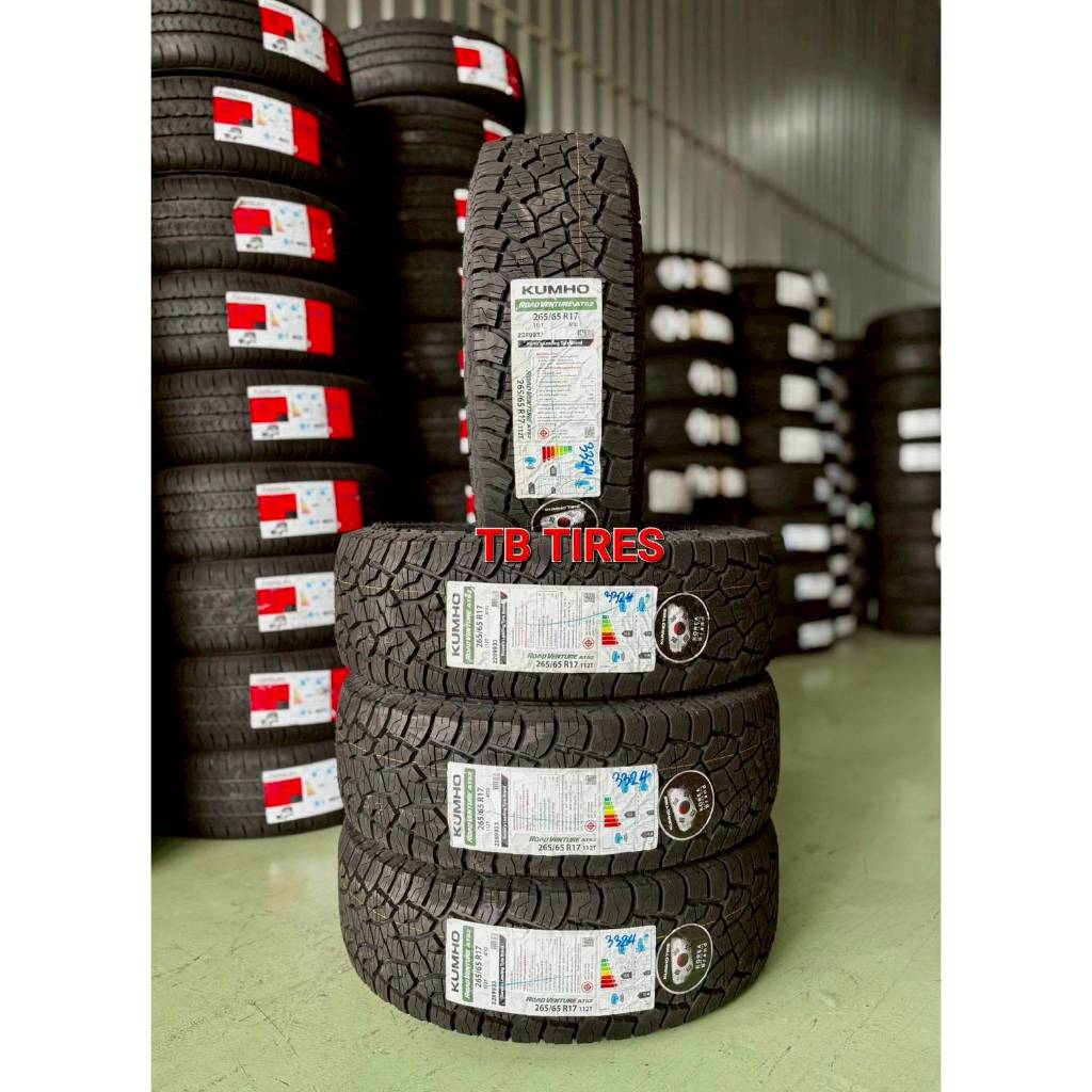 ยางรถยนต์ 265/65R17 ROADVENTURE AT52 112T // KUMHO (ยางใหม่ค้างปี 2024)