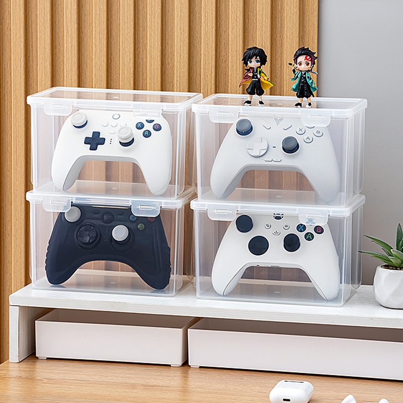 🖱ที่วางเก็บจอยเกมแบบหลายฟังก์ชั่น, กล่องเก็บจอย PS5, กล่องโชว์จอย PS4, ป้องกันฝุ่นพร้อมเคส