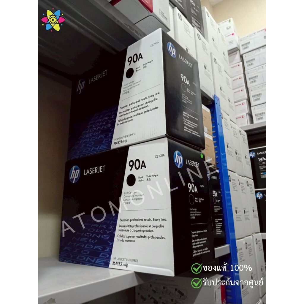 HP 90A CE390A Black ตลับหมืกโทนเนอร์ สีดำ ของแท้