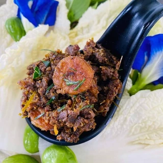 บุญนคร น้ำพริกเมืองคอน น้ำพริกสูตรใต้ รสจัด ขนาด 200 กรัม ส่งออกได้ทั่วโลก