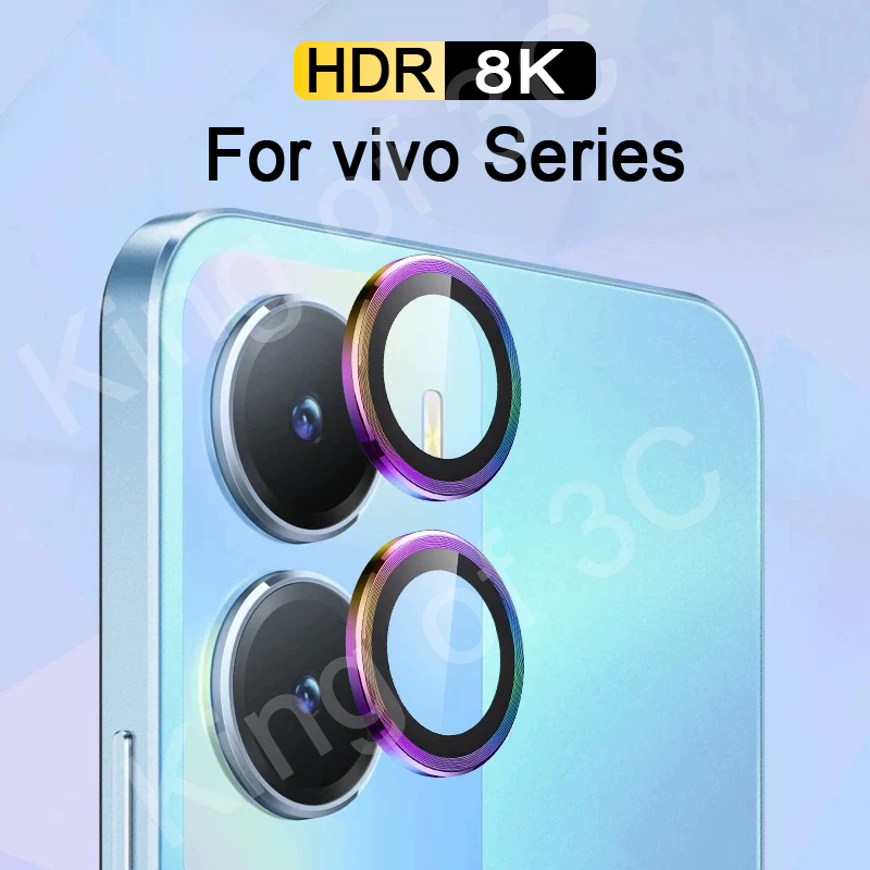 ฟิล์มเล่นกล่อง ป้องกันเลนส์กล้อง 8K HDR ใช้ได้กับ vivo V50 V27 V29 Pro Y03 Y18 Y03t Y28s Y17s Y36 Y27s