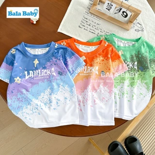 ใหม่ ชุดเซ็ตเด็กผู้ชาย 2 ชิ้น เสื้อ+กางเกงขาสั้น สีสดใส เหมาะสำหรับฤดูร้อน ผ้านิ่ม ระบายอากาศ DXT79