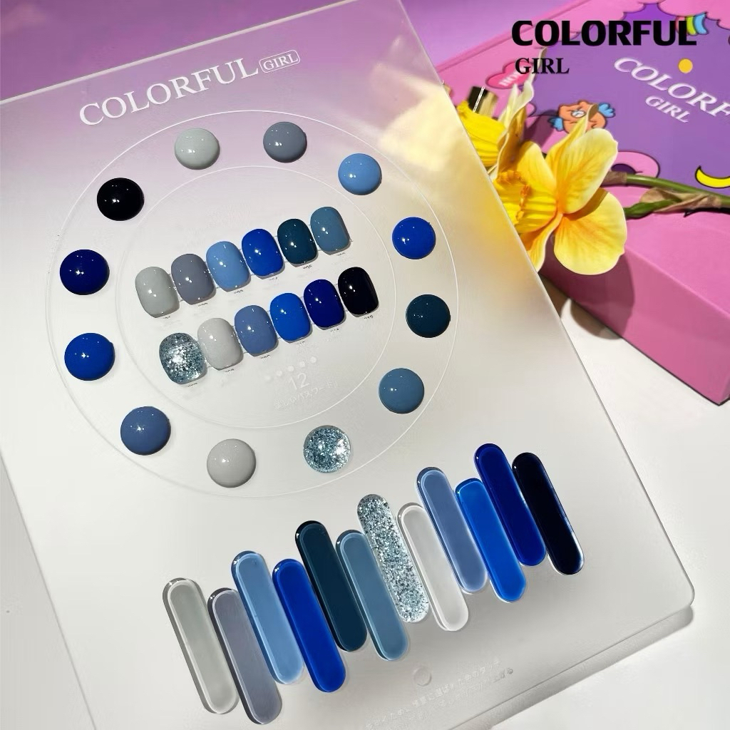 สีเจล Colorful girl   มาใหม่12สีพาสเทลพร้อมส่งCOLORFUL GIRL  มาใหม่12สีพาสเทลพร้อมส่งCOLORFUL GIRL ม
