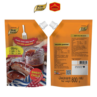(มีฮาลาล) เพียวฟู้ดส์ ซอสบาร์บีคิว สูตรสวีทชิลลี่ สามารถหมัก…