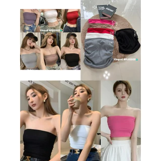 /YY/ เกาะอกและสายเดี่ยว สาวอวบ มีไซส์อก34-50 มีบราในตัว ผ้ายืดตามตัว ใส่ซับใน หรือใส่เดี่ยว #เสื้อไซส์ใหญ่ พลัสไซส์