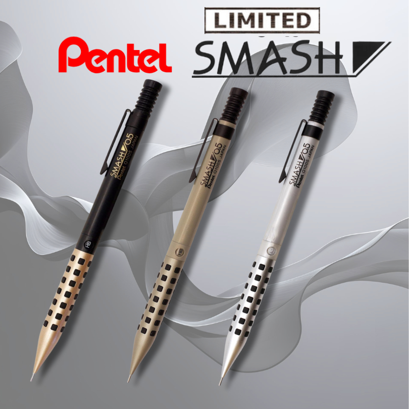 Pentel Mechanical Pencil Smash 0.5 Gold & Black Axis Limited Color Q1005-XAKS
