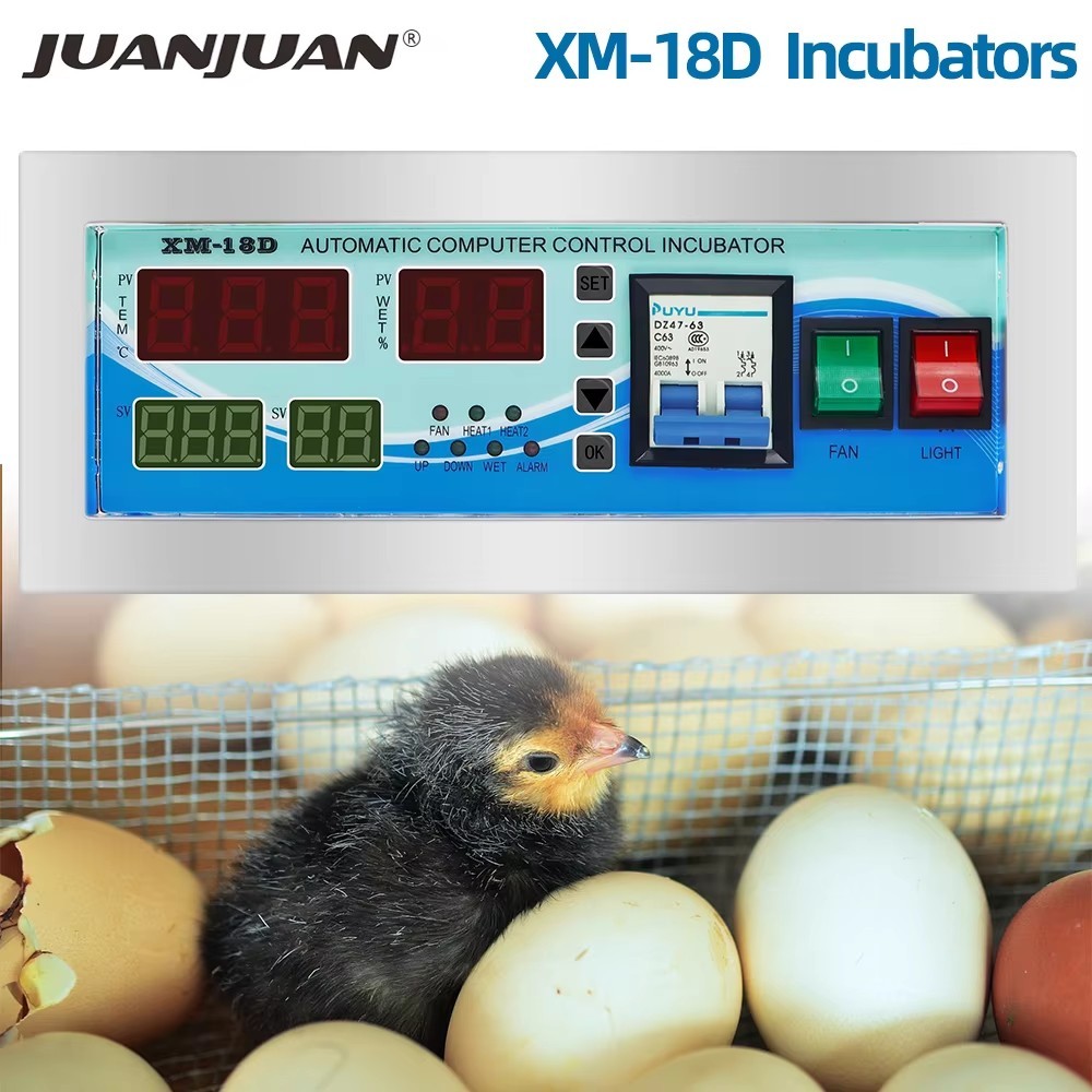 XM-18E/18D ตัวควบคุมเครื่องฟักไข่อัตโนมัติเต็มรูปแบบ ตัวควบคุมเครื่องฟักไข่ ตัวควบคุมอเนกประสงค์