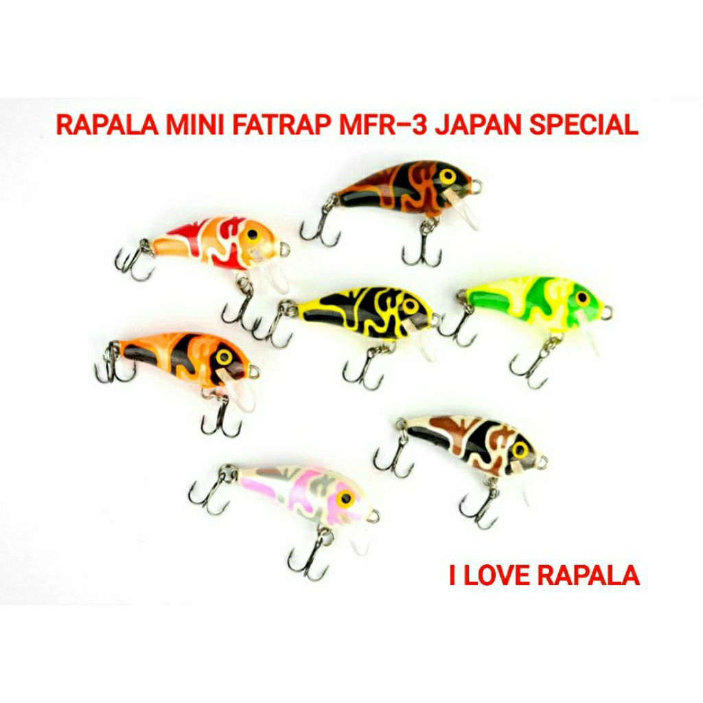 เหยื่อปลอมอุปกรณ์ตกปลา rapala.mini.fat.rap.special.edition MFR-3 ราคา ถูกที่สุด ดีลบีเคเค แกลเลอรีภาพที่ 4