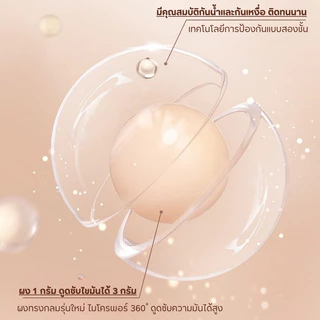 PALA แป้งฝุ่น แป้งเซ็ตเมคอัพ LIGHT TRANSPARENT VELVET LOOSE POWDER เบลอผิว เนื้อละเอียด ติดทน แบรนด์ไทย มีอ.ย.