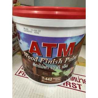 สีทาไม้ฝา เอทีเอ็ม ATM Wood Finish Paint ขนาด 3.785 ลิตร