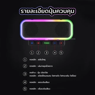 LiBRA Z6 ลำโพงบลูทูธ ลำโพงคอมพิวเตอร์ บลูทูธเวอร์ชั่น5.0 รองรับทั้งเดสก์ท็อป/มือถือ/แท็ปเล็ต [รับประกัน3เดือน]