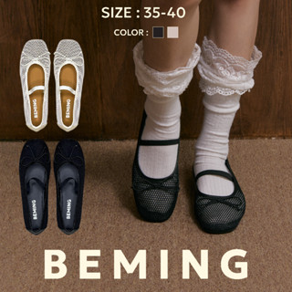 Bemingshoes007-Beming Mesh Ballerina – บัลเลริน่าตาข่าย ใส่แ…