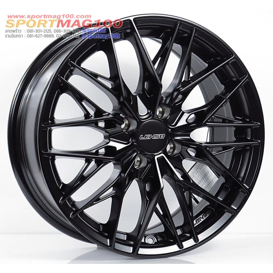 ล้อแม็ก Lenso JAY 4รู100 ดำด้าน ขอบ16นิ้ว(ราคา 4วง)