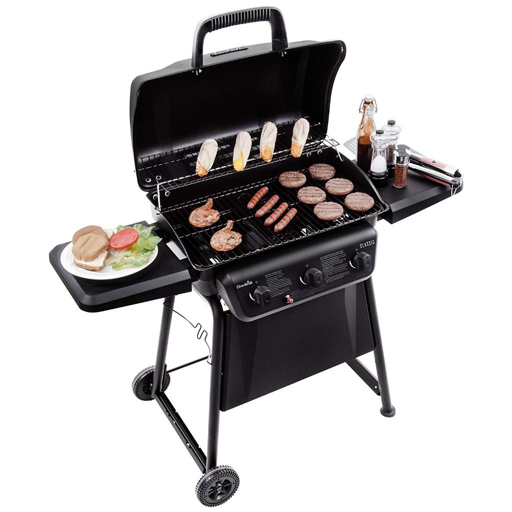 CHAR BROIL USA BBQ Gas Grill 3 Burner + Side Burner เตาบาร์บีคิวแก๊ส 3 หัวพร้อมหัวต้มด้านข้าง