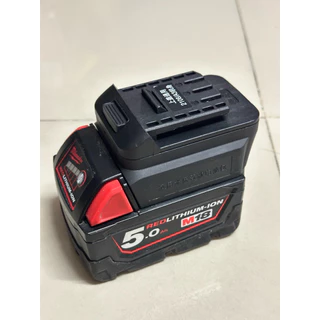(014) MIL20OSK อะแดปเตอร์ สําหรับแบตเตอรี่ จากแบตMilwaukee ไปใช้เครื่องมือ Osuka/Masuru 18v 20v ได้เลย