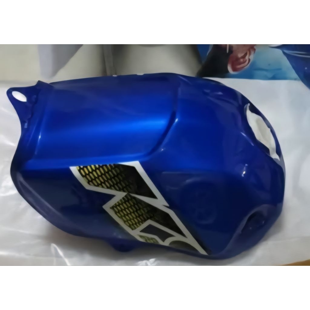 ถังน้ำมันKSR110ตัวเก่าสีน้ำเงินลาย1ของแท้100%ตรงรุ่น